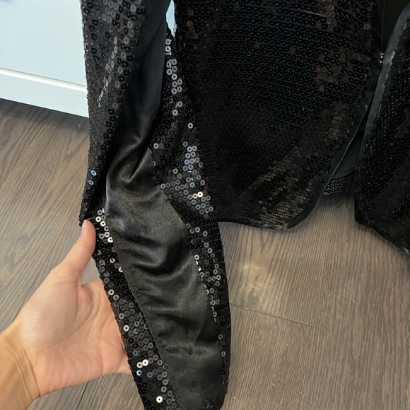 Bcbg black sequin jacket - Picture 4 of 5